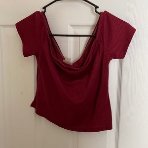 Off The Shoulder Crop Top